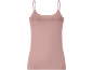 Top de alças finas rosa pálido para mulher