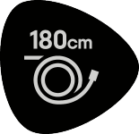 Selo: 180 cm de comprimento do cabo.