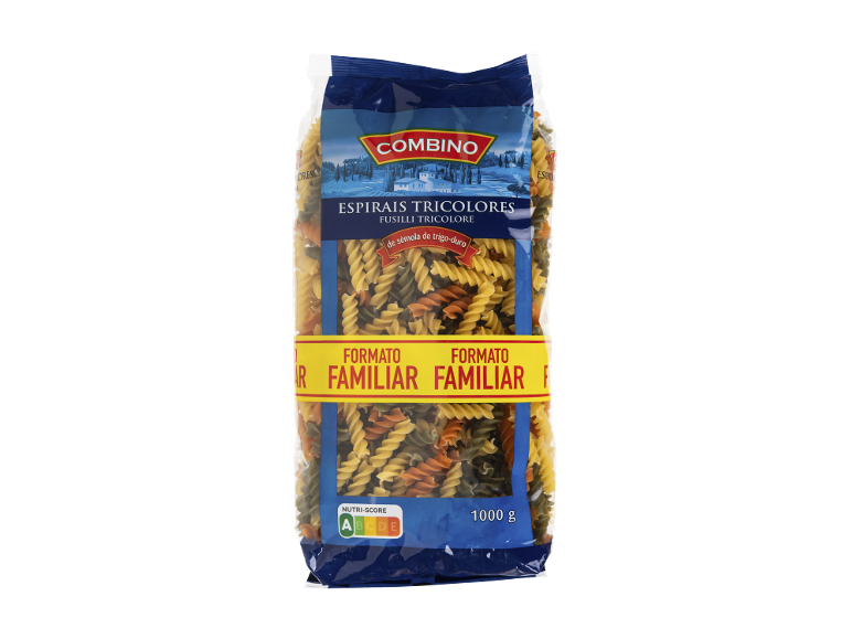 Espirais tricolores Combino, 1000 g