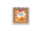 Embalagem de plástico transparente de biscoitos de amêndoa com rótulo Nutri-Score, 600g