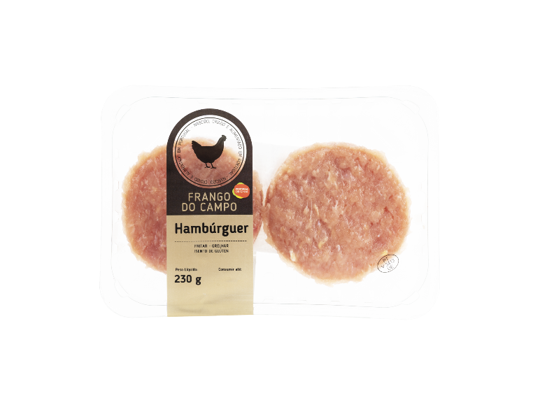 Hambúrguer de Frango do Campo Lidl