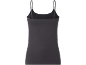 Camisola de alças básica feminina em cinzento escuro