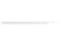 Luz LED branca para debaixo do armário com interruptor integrado e cabo de alimentação.