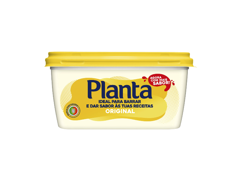 Embalagem de creme de barrar original, ideal para barrar e cozinhar.