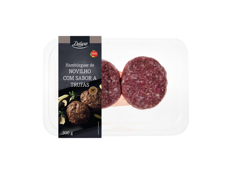Hambúrguer de novilho com sabor a trufas Deluxe, 300 g