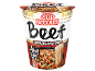 Noodles de carne com sopa aromática picante, prontos em 3 minutos.