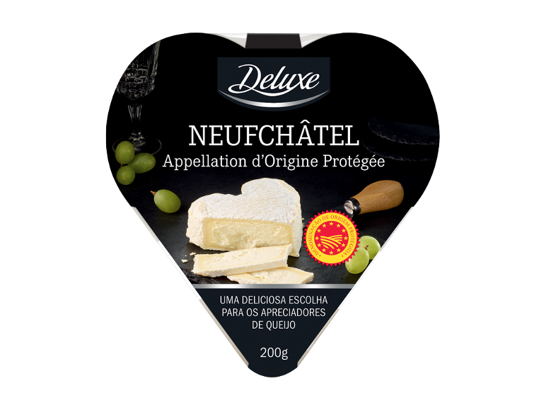 Queijo DELUXE Neufchâtel AOP, 200g.