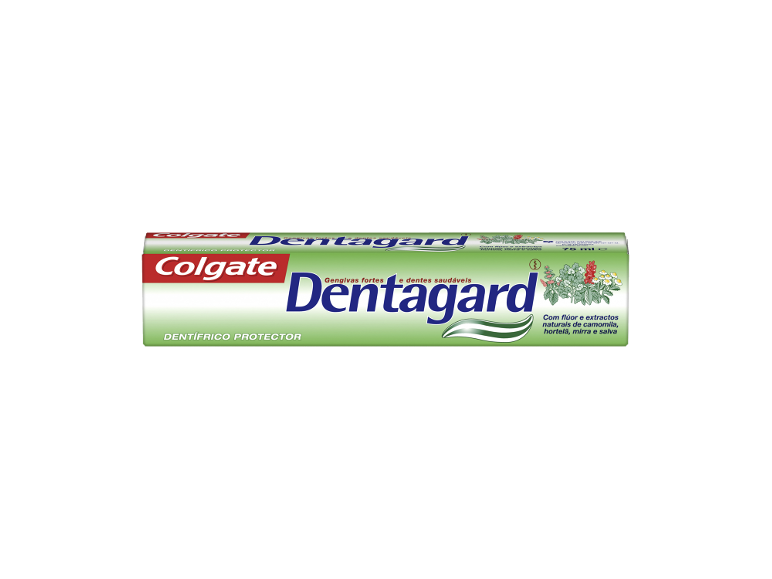 Embalagem de pasta de dentes protetora com extratos naturais de plantas, 75 ml.