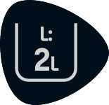 Selo com a inscrição „L: 2L“