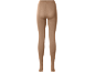 Collants femininos cor da pele, vistos por trás.