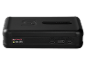 Power bank preto com portas USB-C e USB-A, capacidade de 10000 mAh.