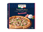 Pizza rústica com fiambre, rúcula e ricota, estilo napolitano, congelada, 418g.