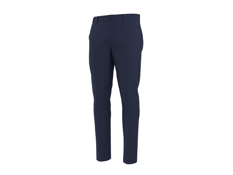 Calças de fato azul-marinho para homem