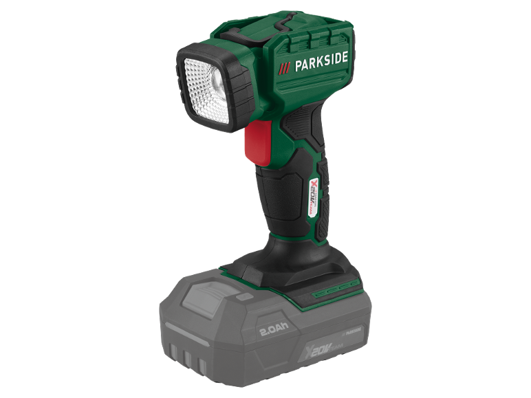 Luz de trabalho sem fio com bateria de 2.0Ah.