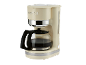 Máquina de café creme com jarra de vidro cheia de café, com o texto '1973' em relevo.
