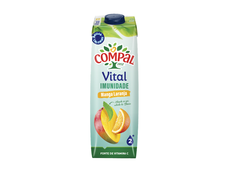 Sumo Compal Vital Imunidade de manga e laranja, 1 l