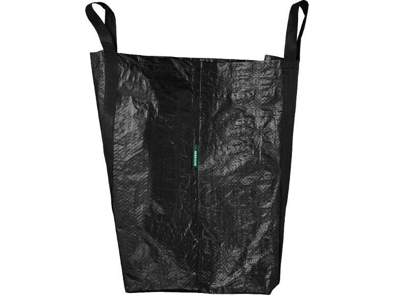 Saco de jardim preto com alças
