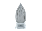Base de ferro a vapor com revestimento cerâmico e orifícios de vapor.