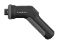 Pistola de pulverização preta e cinzenta para jardim, com pega ergonómica.