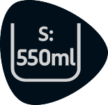 Selo com a indicação S: 550ml.
