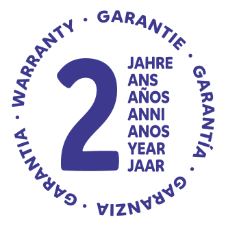 Etiqueta de garantia: 2 anos
