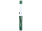 Luz de trabalho verde com iluminação LED e botão de ligar/desligar vermelho.