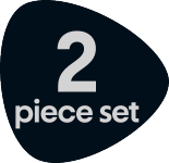 Etiqueta: conjunto de 2 peças.