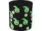 Copo de Halloween com abóboras de bruxa que brilham no escuro e fantasmas.