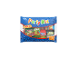Pacote Party Mix com mini gomas, incluindo frutas tropicais, dinossauros, ursos e minhocas ácidas.