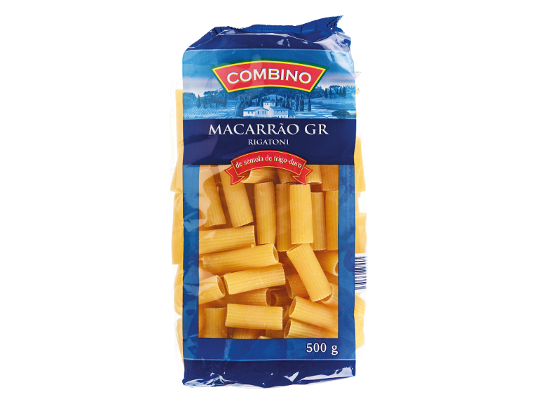 Massa rigatoni COMBINO de sêmola de trigo duro, 500 g