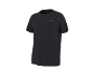 T-shirt desportiva preta de manga curta para homem com logótipo no peito.