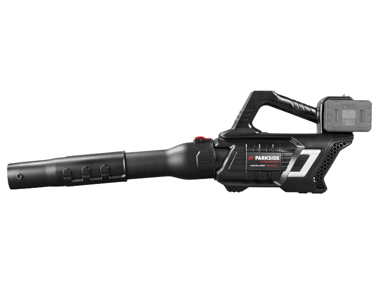 Soprador de folhas preto com bateria