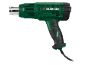 Pistola de calor verde e preta com cabo de alimentação, modelo PHLGD 2000 E5.