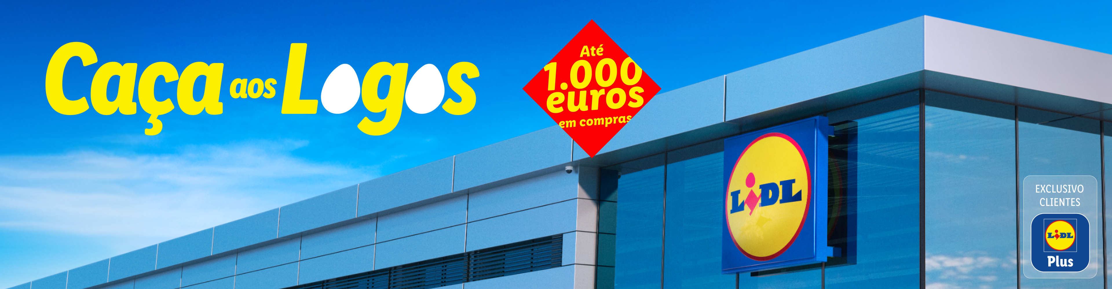 Caça aos Logos com até 1.000 euros em compras para clientes Plus.