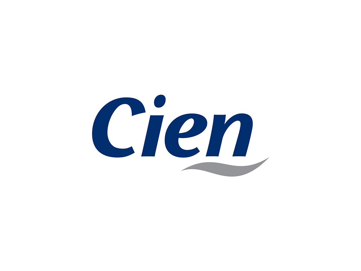 Logotipo da marca Cien com um design elegante e moderno.