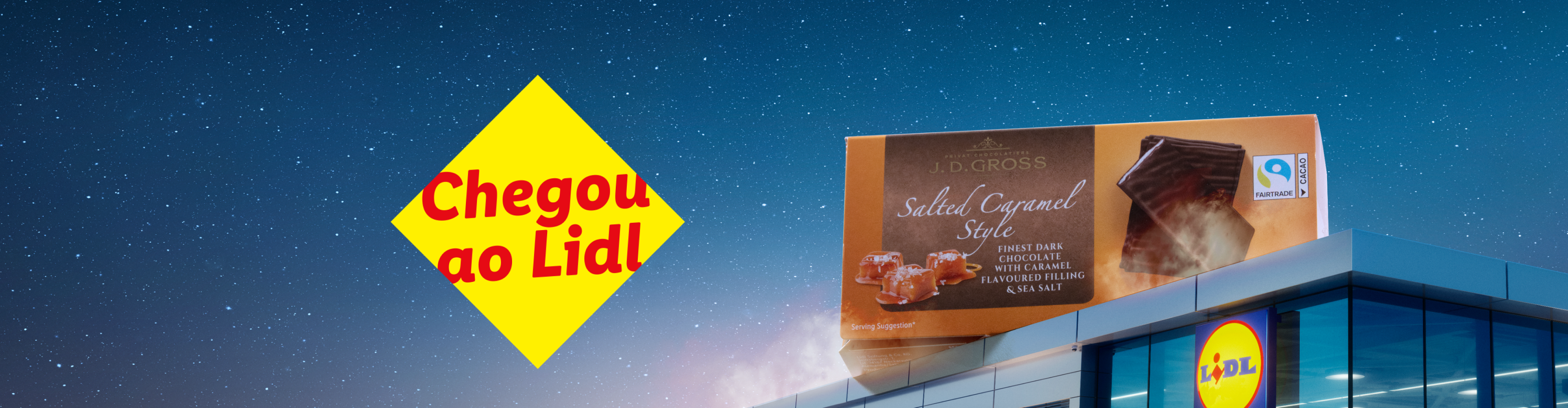 Bombons J.D. Gross de caramelo salgado chegaram ao Lidl.