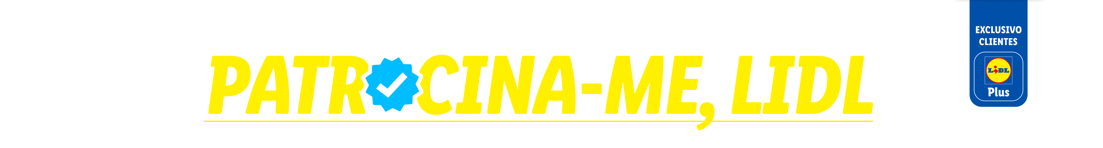 Concurso 'Patrocina-me', exclusivo para clientes Lidl Plus.