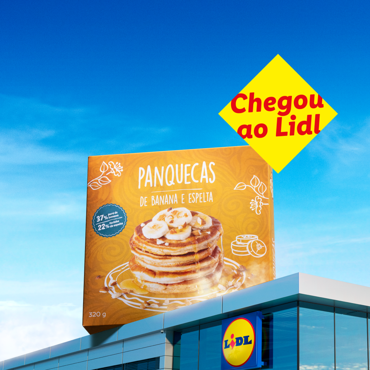 Panquecas de banana e espelta da Lidl chegaram!
