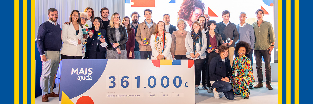 Evento MAIS ajuda com prêmios de 361.000 €.