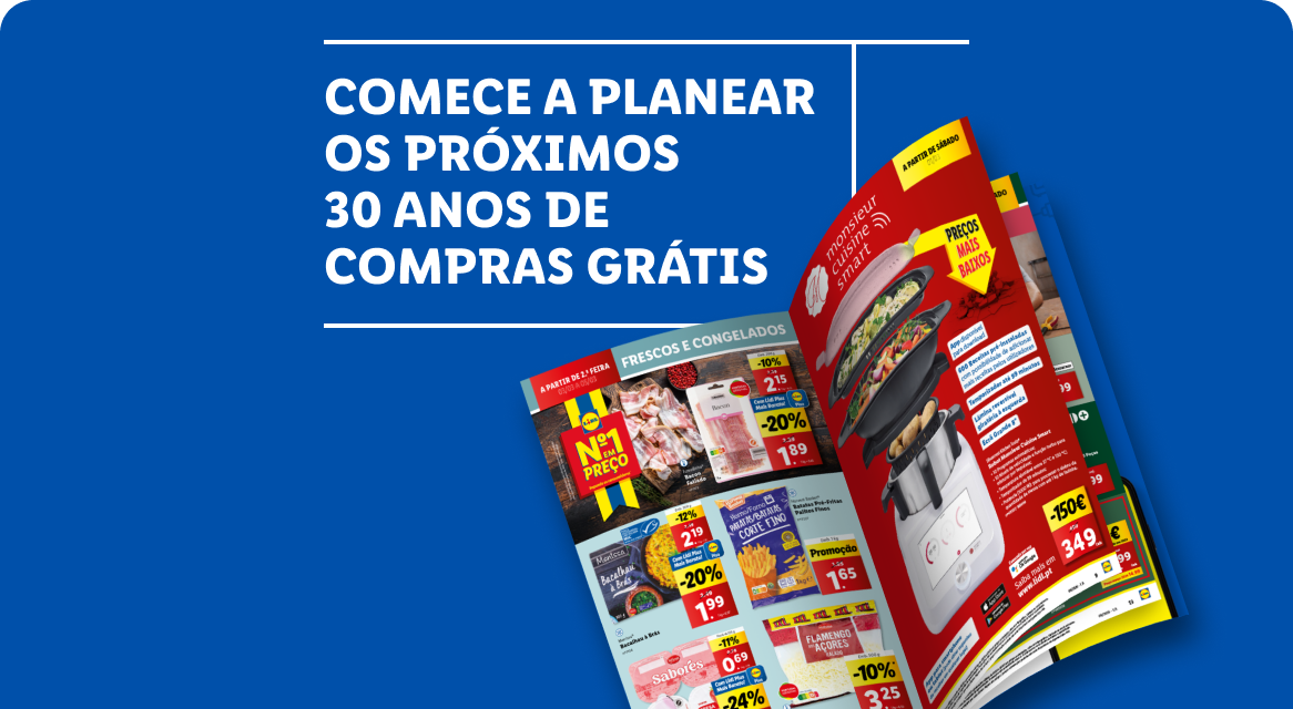 Ofertas Lidl: eletrodomésticos, congelados e produtos frescos.
