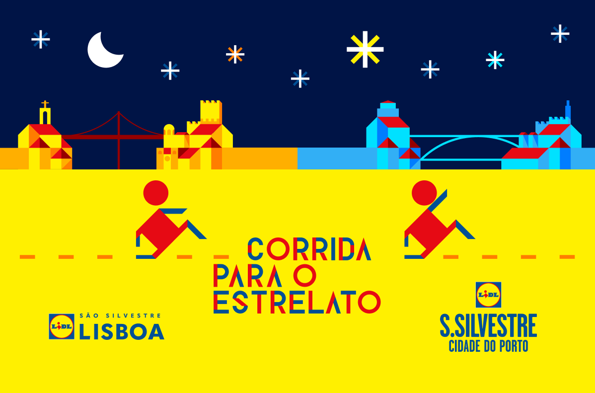 Corrida São Silvestre Lidl em Lisboa e Porto.