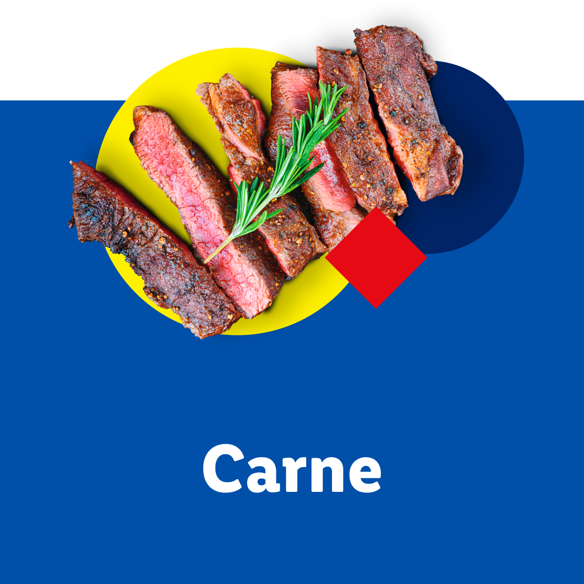 Carne grelhada fatiada sobre fundo colorido.