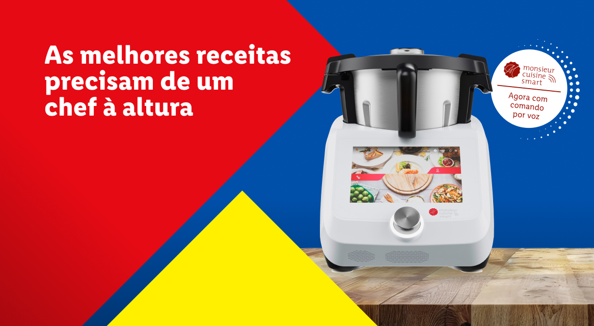 Monsieur Cuisine Smart: robô de cozinha com comando de voz.