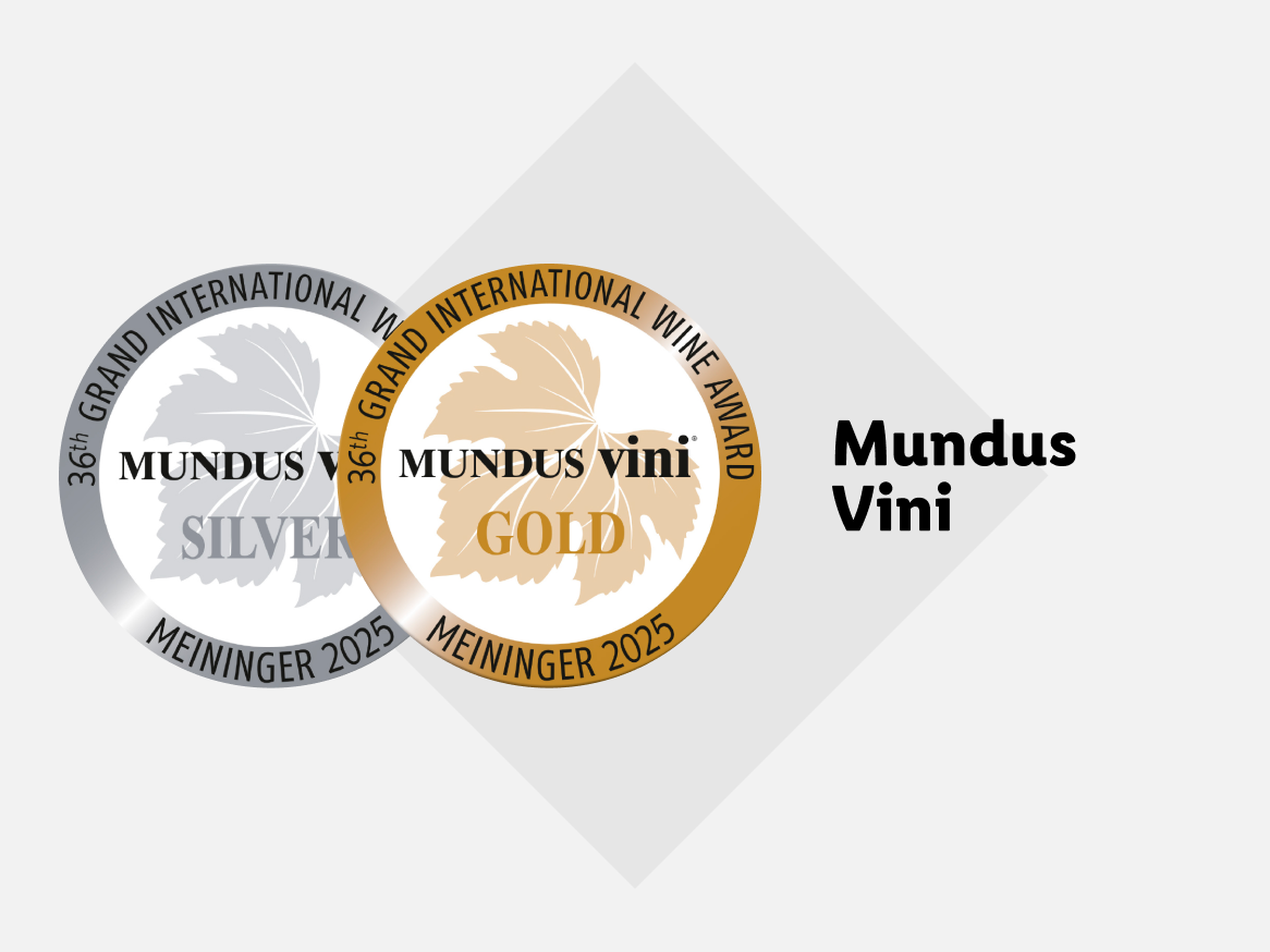 Medalhas de vinho Mundus Vini de prata e ouro, 36º Grande Prémio Internacional de Vinho 2025.