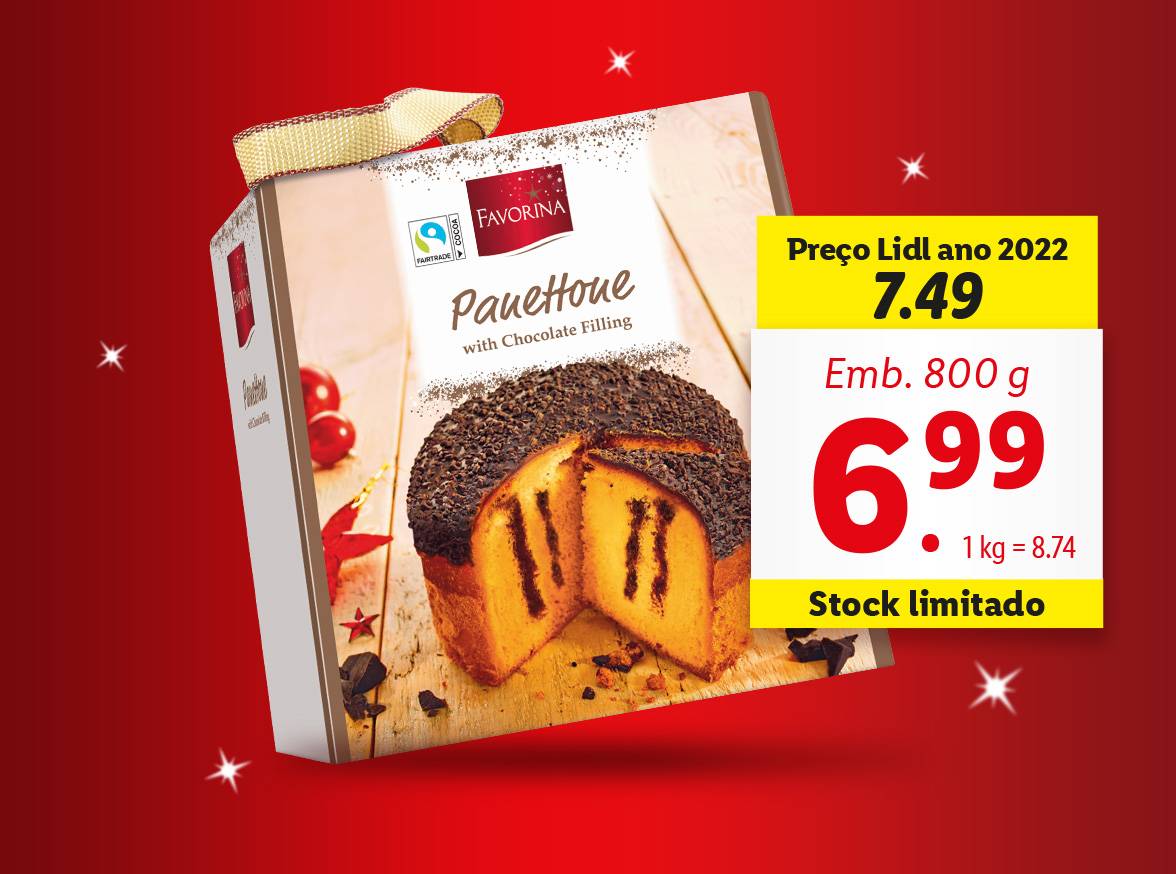 Favorina® Panettone com Chocolate
