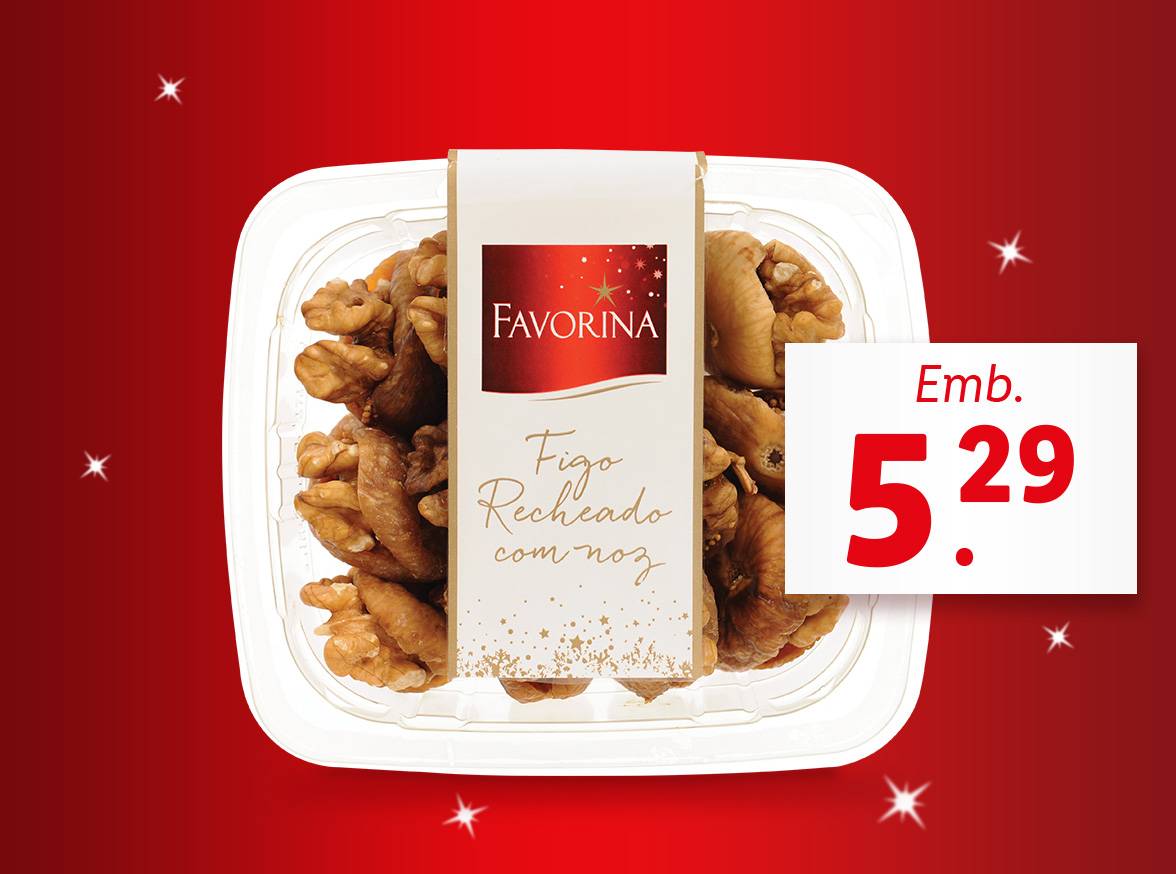 Favorina® Figos Recheados com Noz