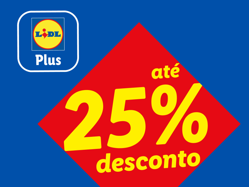 Lidl Plus oferece até 25% de desconto.