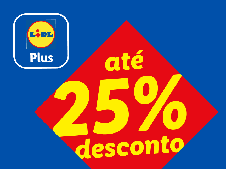 Lidl Plus oferece até 25% de desconto.