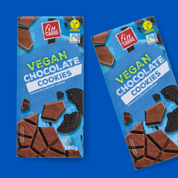 Chocolate vegan cookies