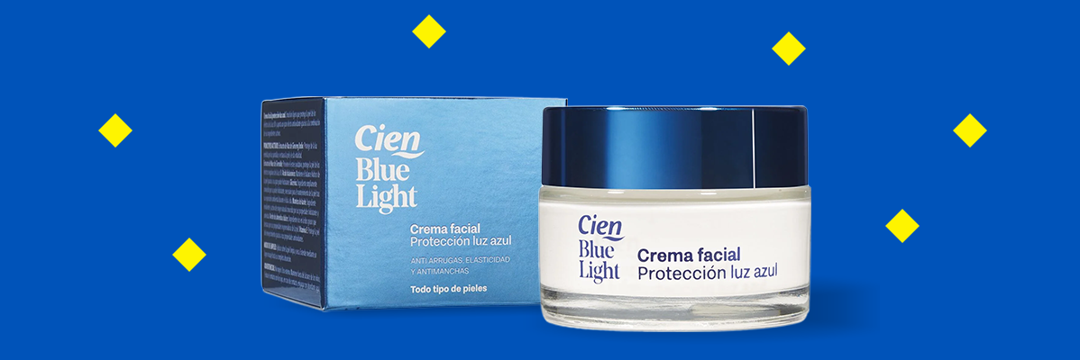 Creme hidratante Cien Blue Light: proteção e cuidado da pele